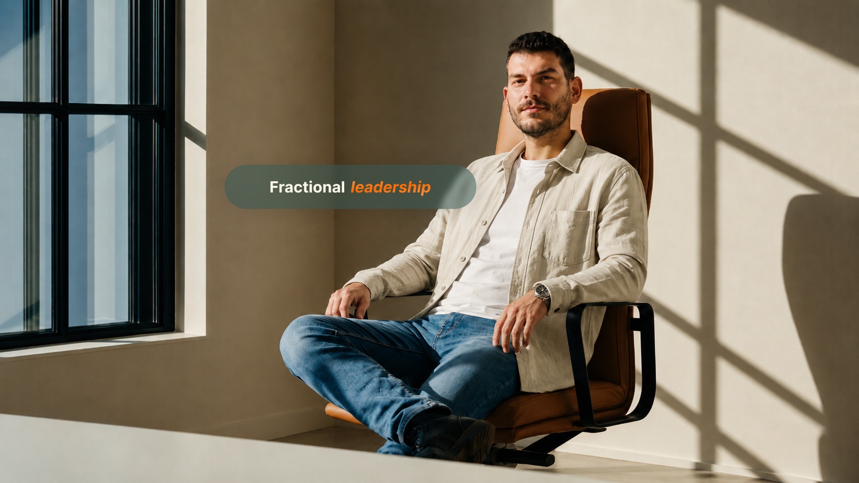 Fractional leadership: an external marketing and sales director on part of their capacity